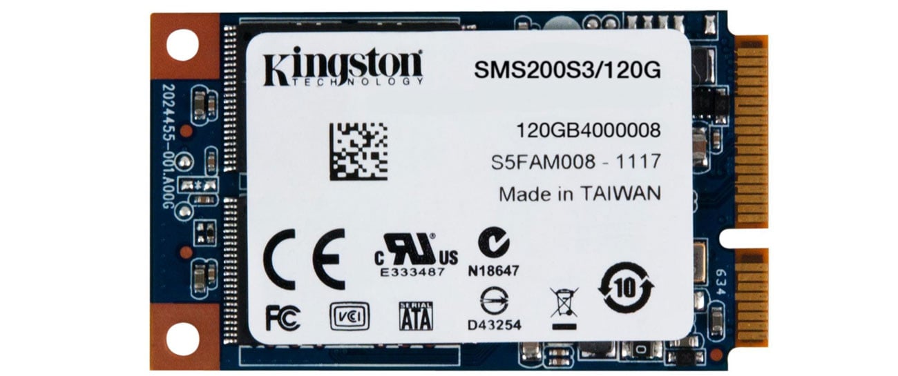 Kingston 120GB 1,8'' mSATA SSD SMS200S3 - Dyski SSD - Sklep komputerowy ...